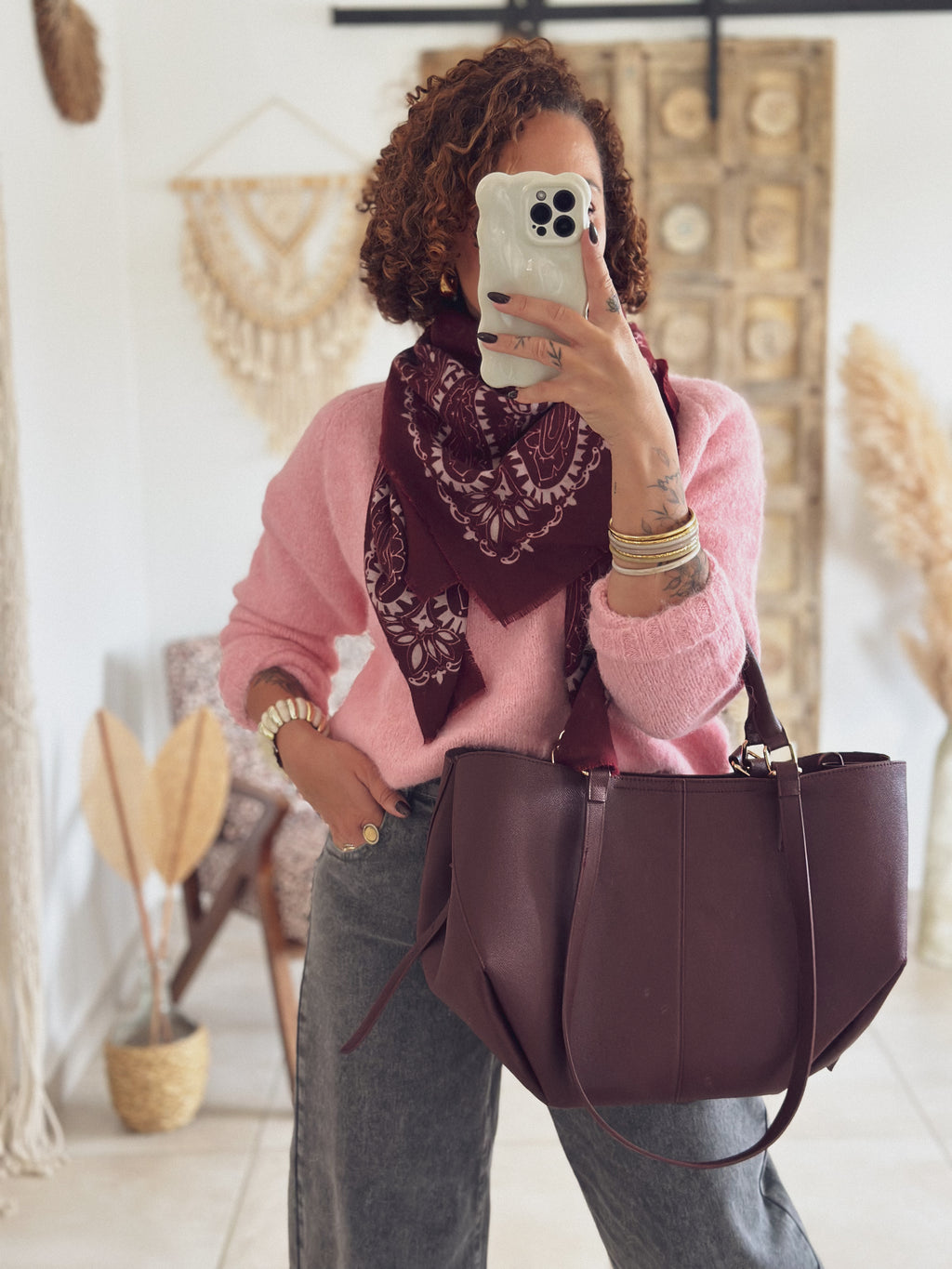 Pull Maïa – Rose poudré