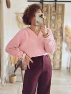 Pull Maïa – Rose poudré