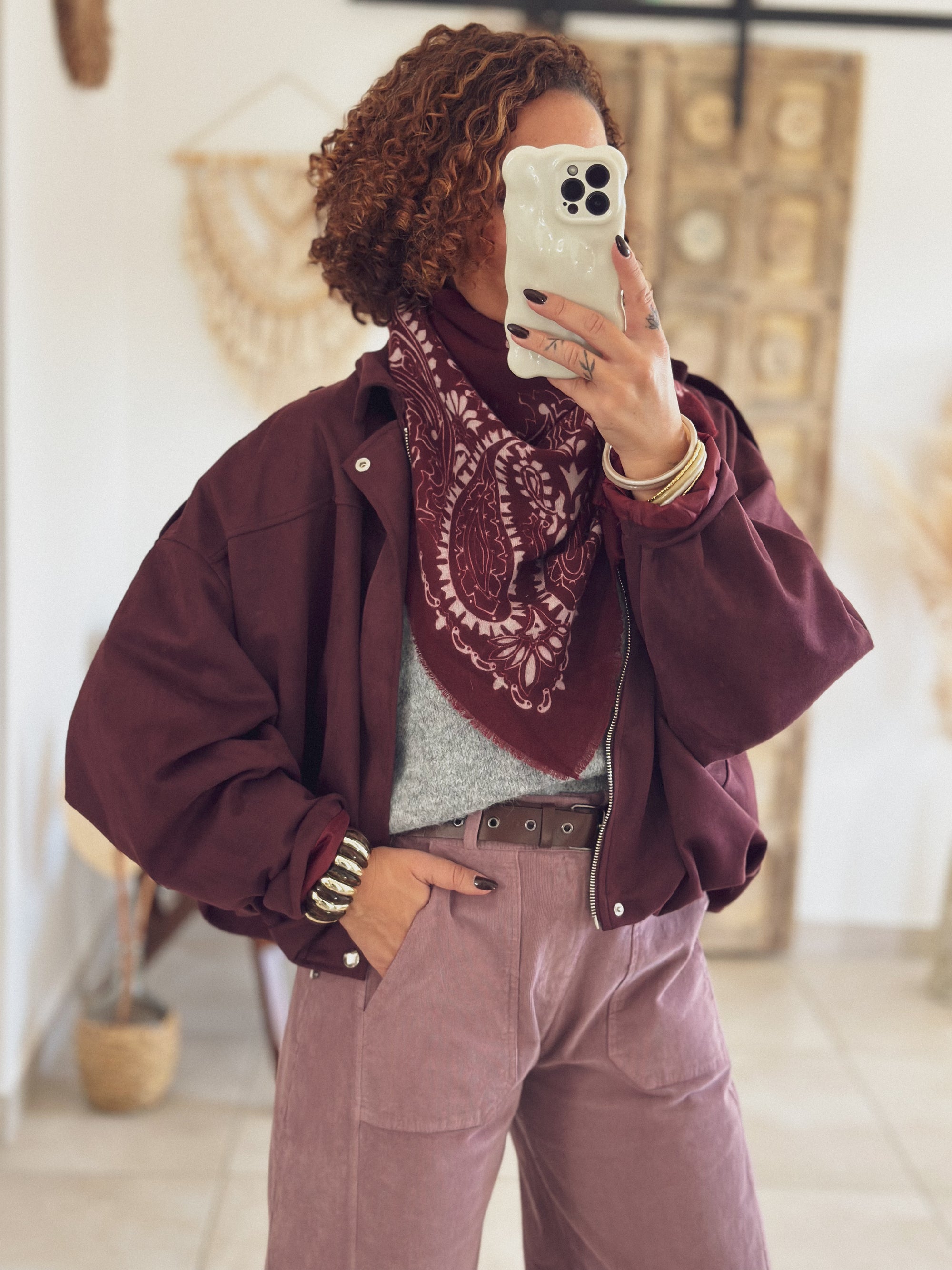 Pull Maëlle – Gris chiné