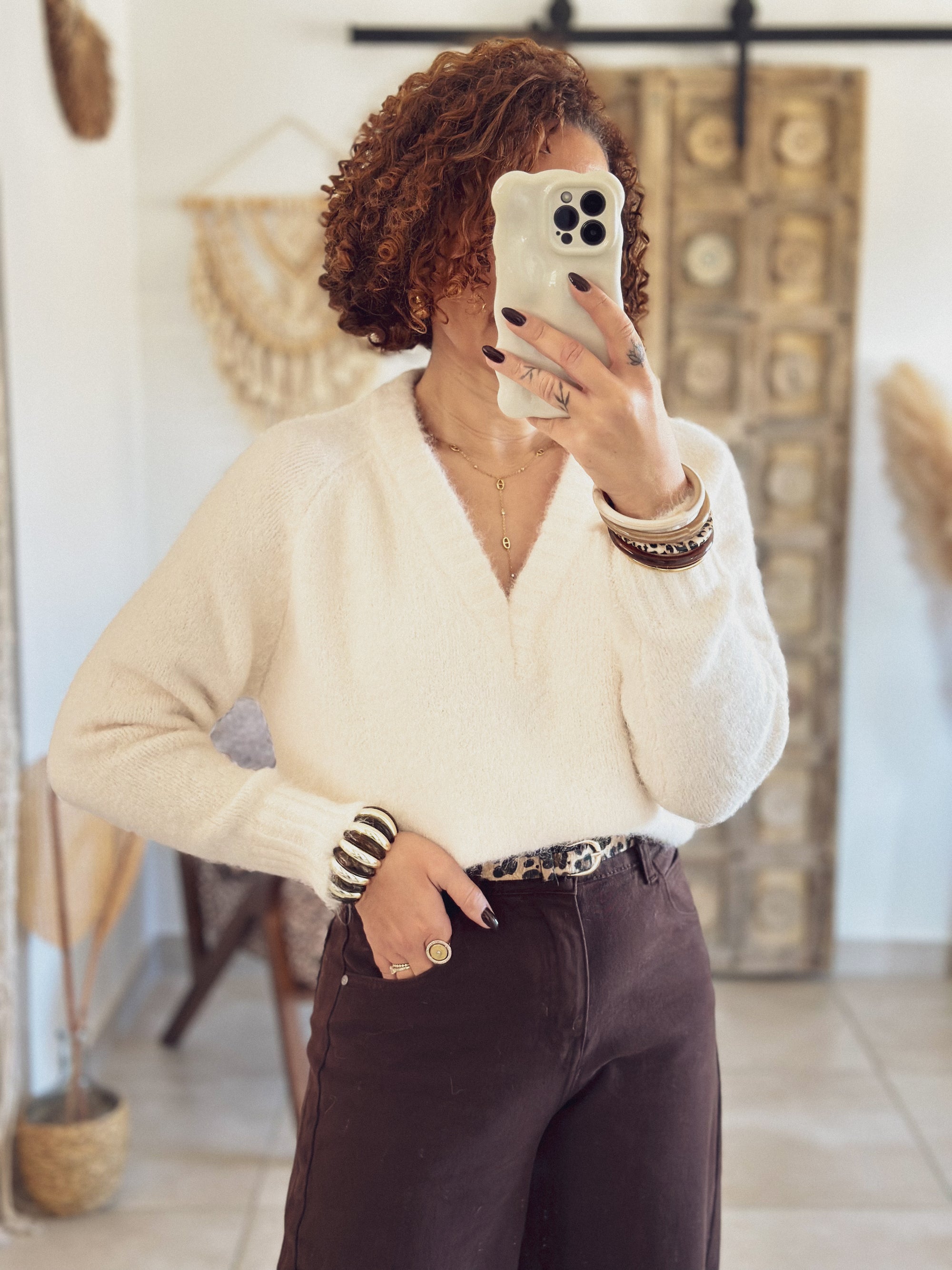 Pull Maïa – Beige
