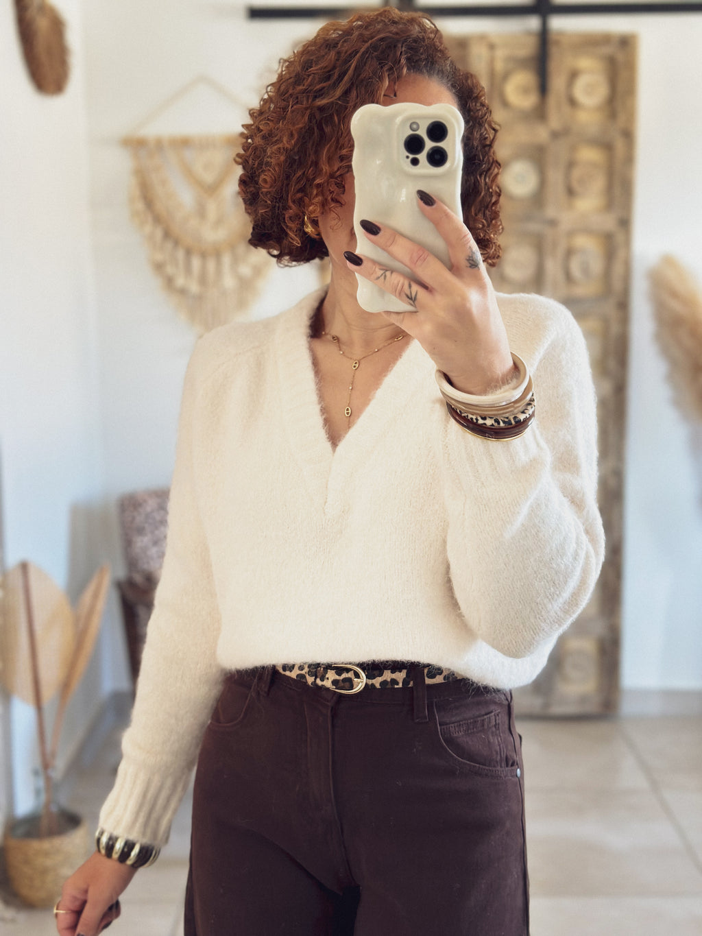 Pull Maïa – Beige