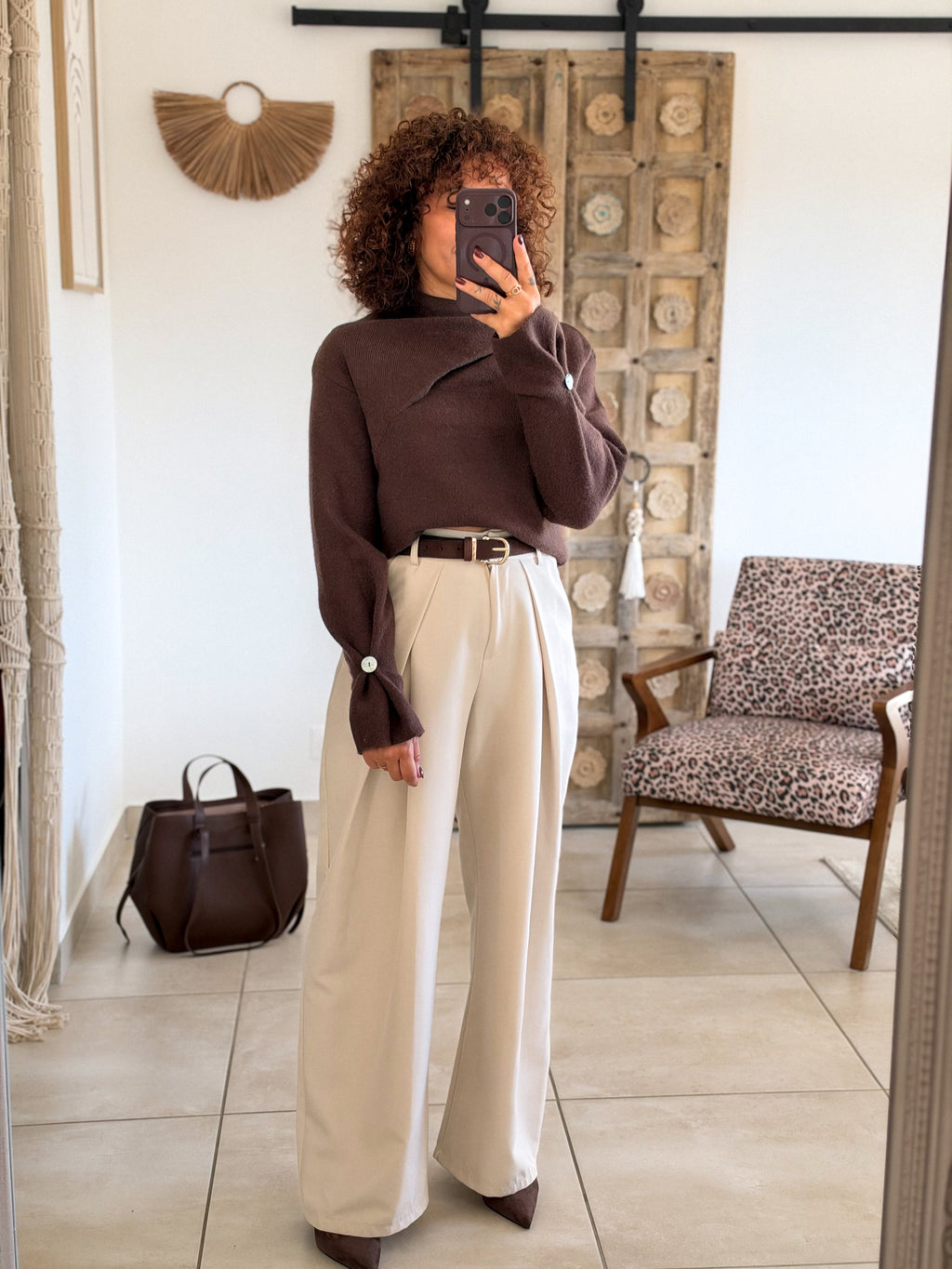 Pull Lova – Chocolat