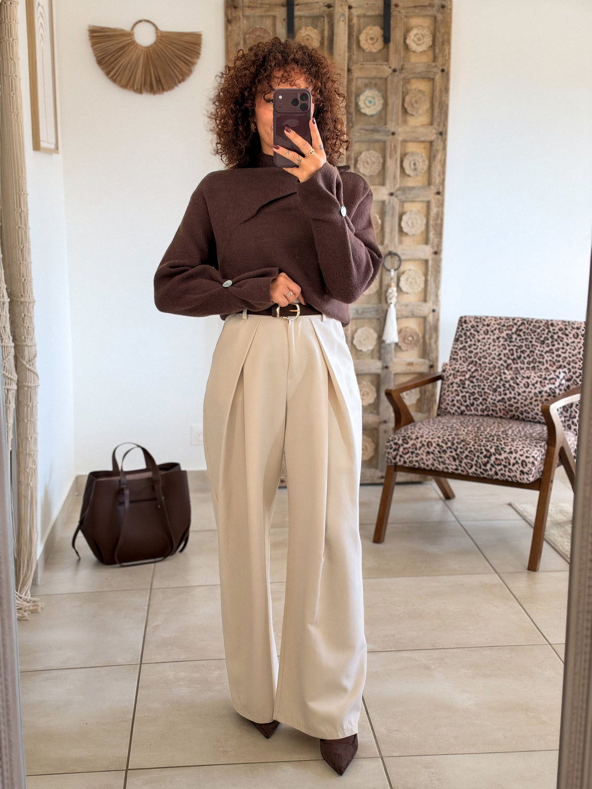 Pull Lova – Chocolat