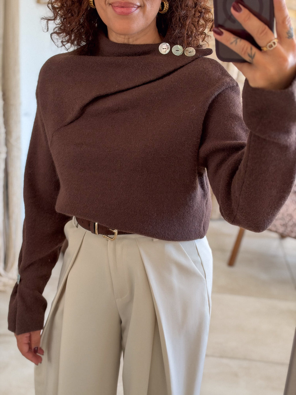 Pull Lova – Chocolat
