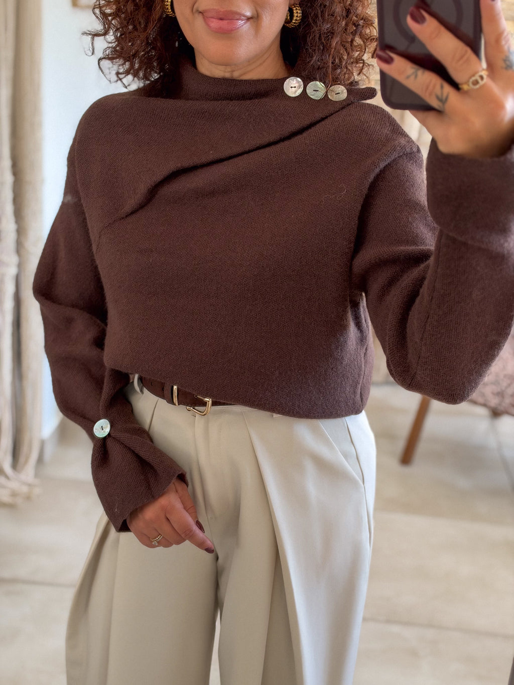 Pull Lova – Chocolat