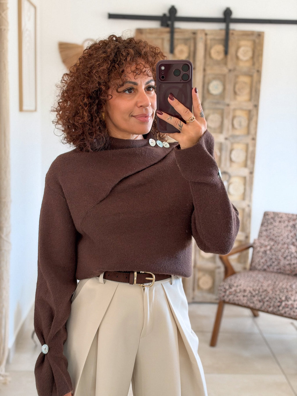 Pull Lova – Chocolat