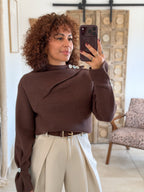 Pull Lova – Chocolat