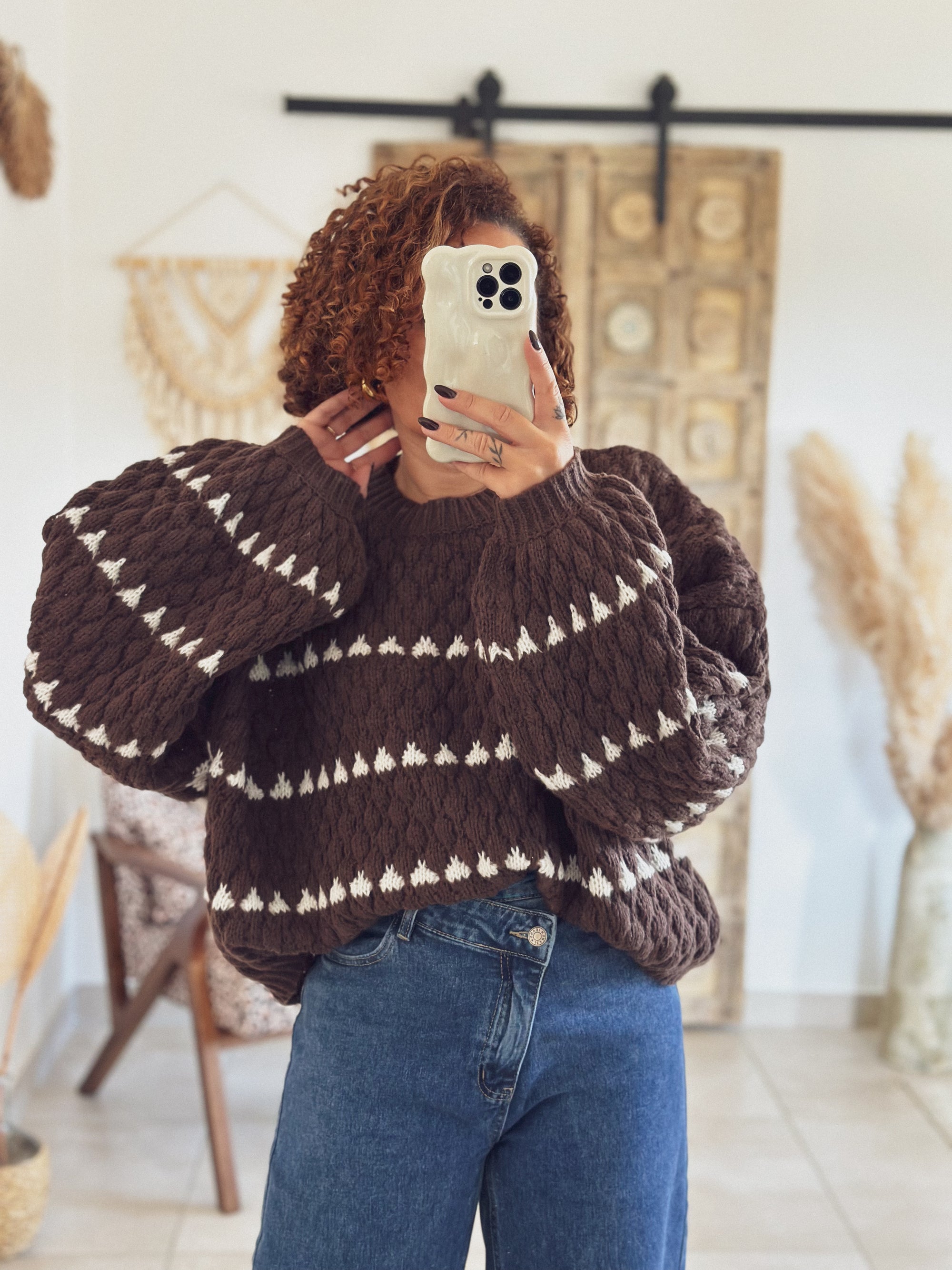 Pull Aléna – Maille Chocolat