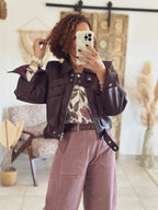 Pull Ophélie – Imprimé floral rose