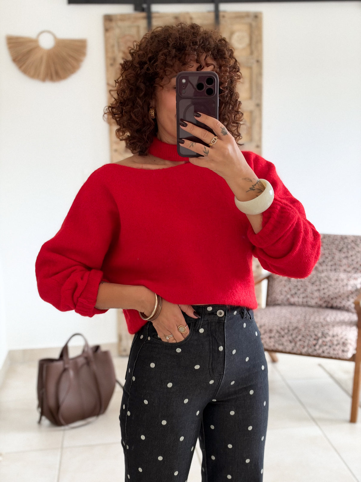 Pull Rosalie - Rouge