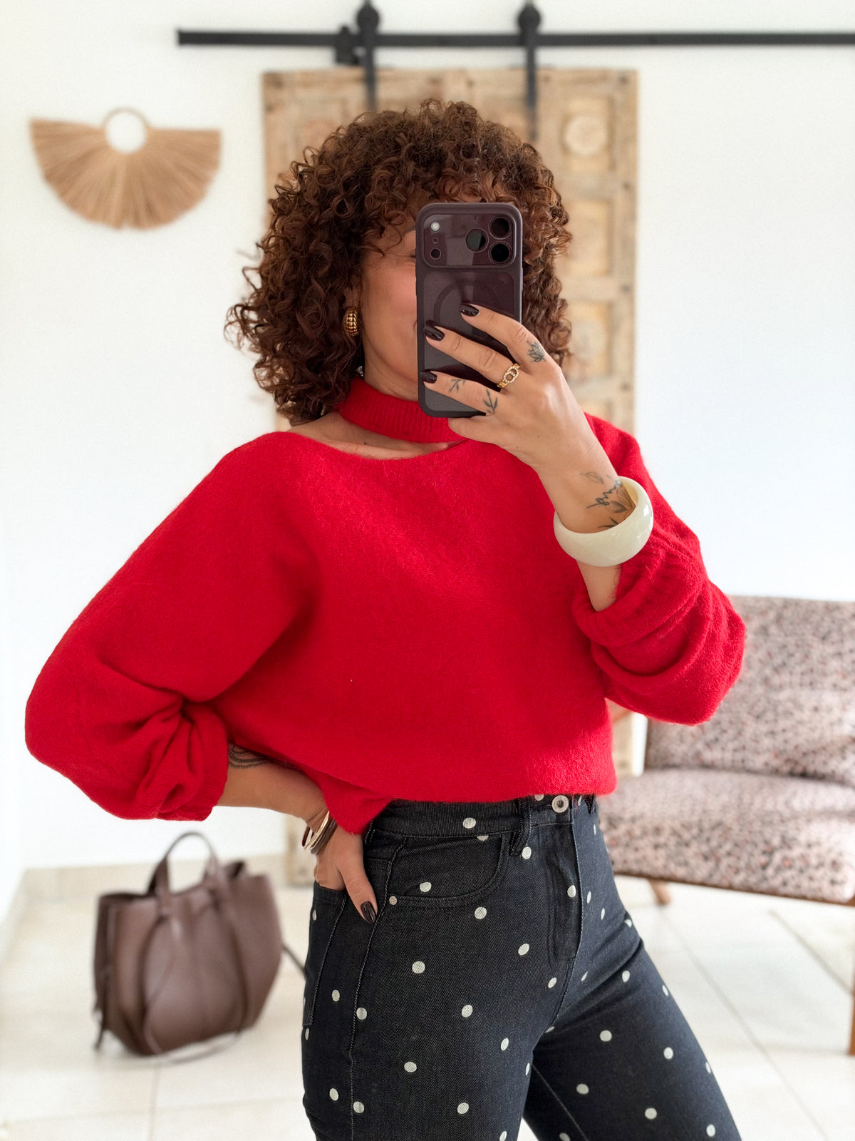 Pull Rosalie - Rouge