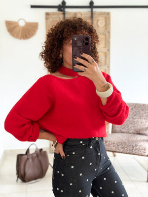Pull Rosalie - Rouge