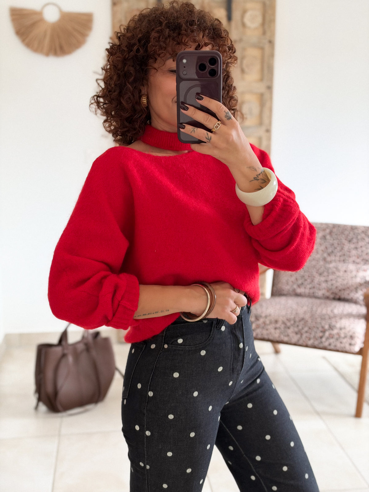 Pull Rosalie - Rouge
