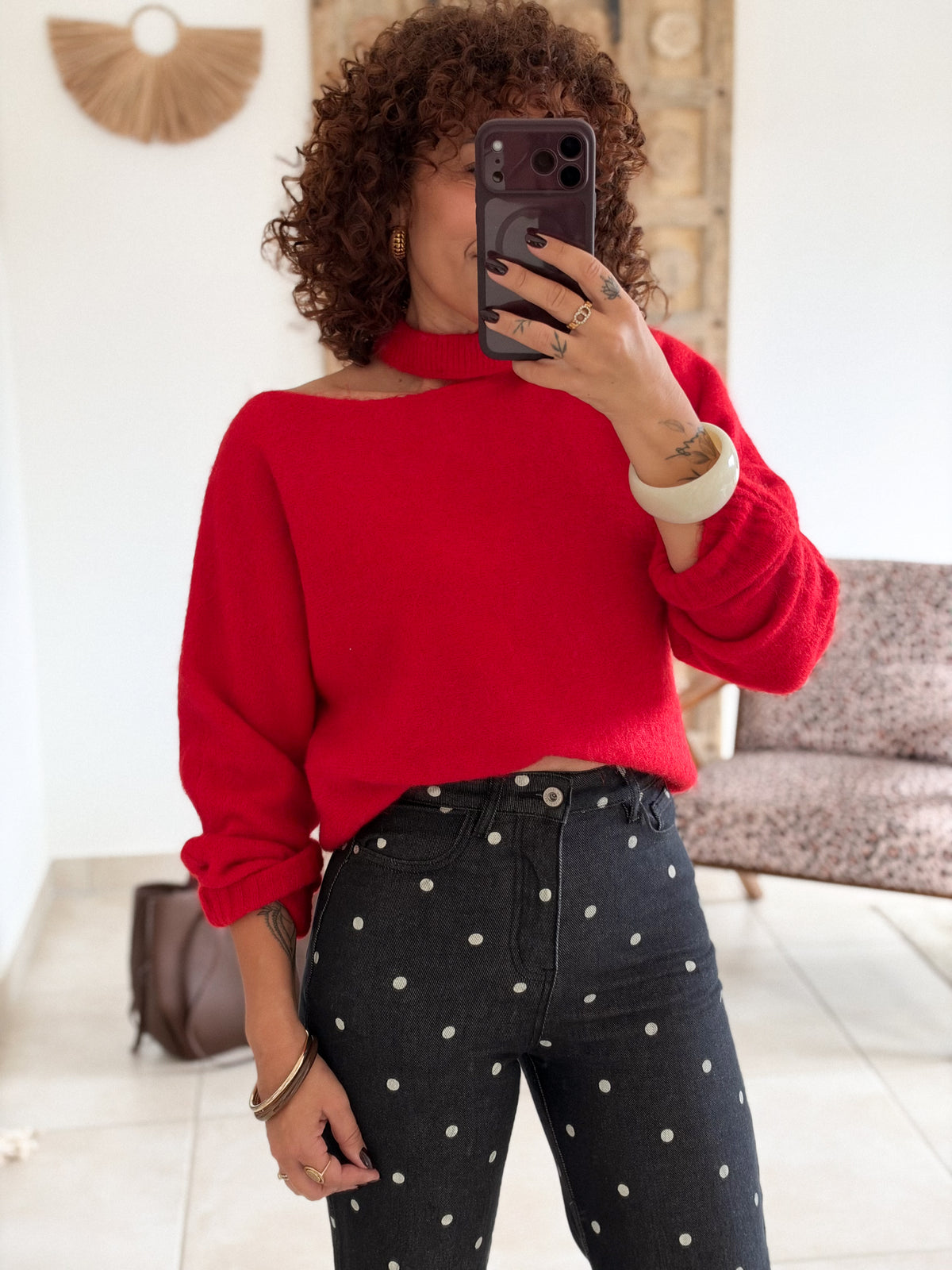 Pull Rosalie - Rouge