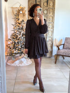 Robe Arielle - Chocolat à Strass