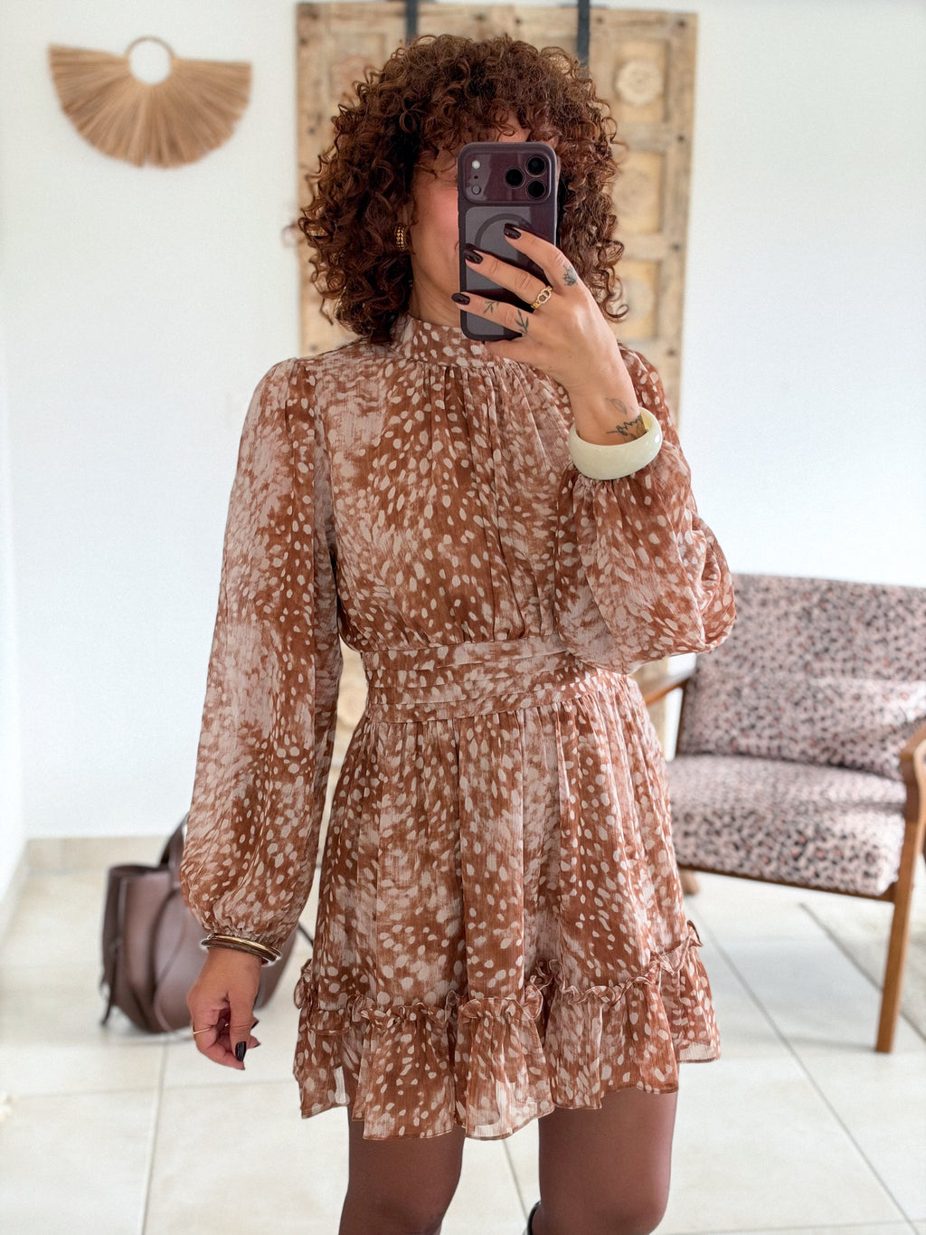 Robe Bambi - Courte camel