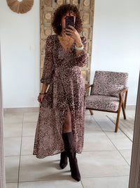 Robe Bambi - Longue chocolat