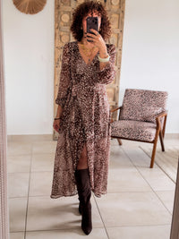 Robe Bambi - Longue chocolat