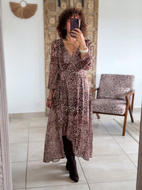 Robe Bambi - Longue chocolat