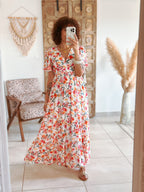Robe Blake - Longue fleurie