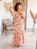 Robe Blake - Longue fleurie