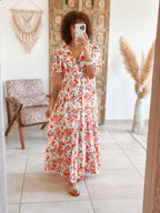 Robe Blake - Longue fleurie