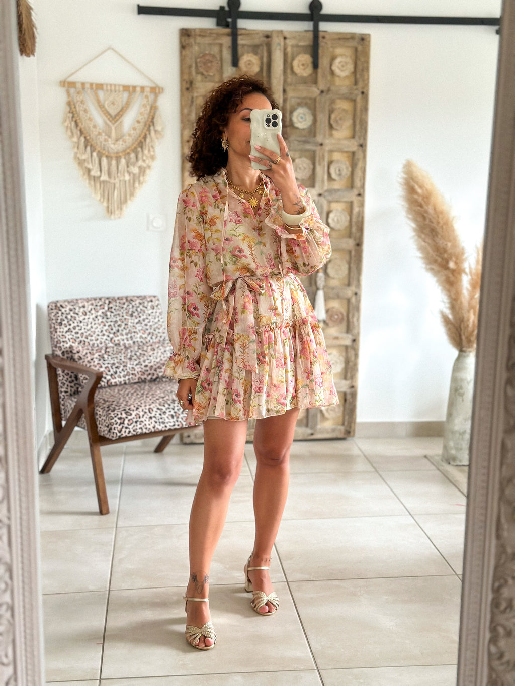 Robe Esmeralda - fleurie