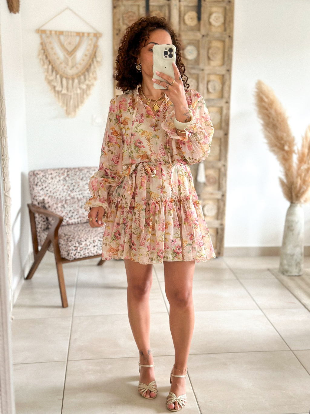 Robe Esmeralda - fleurie