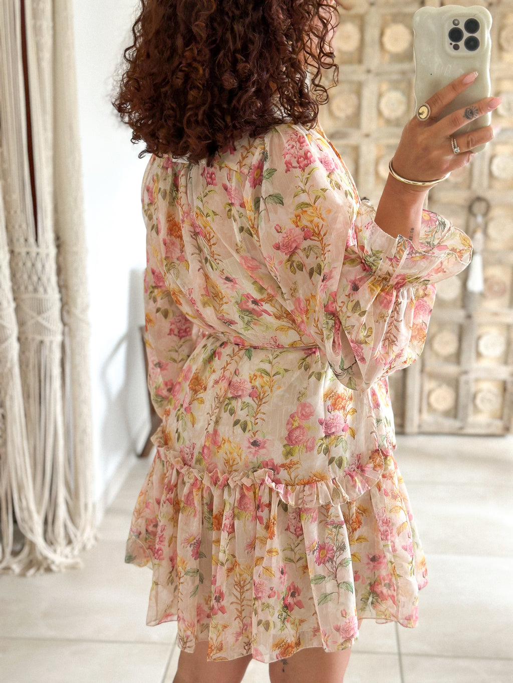 Robe Esmeralda - fleurie
