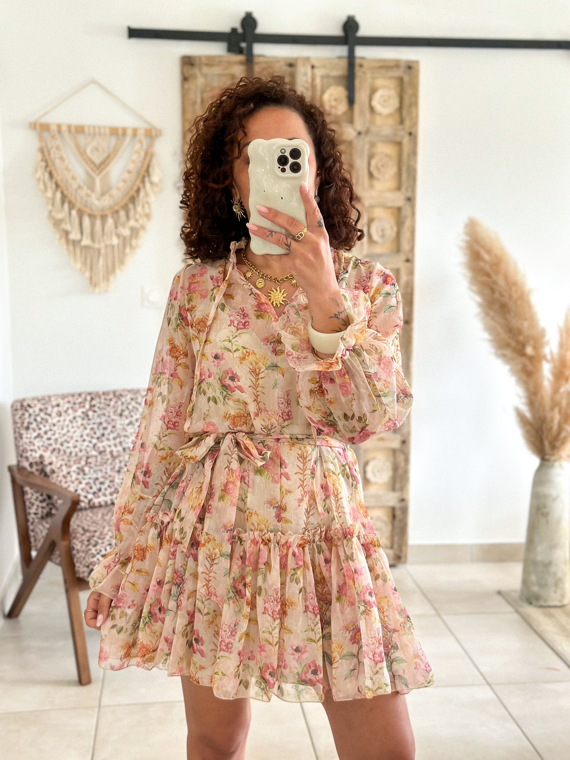 Robe Esmeralda - fleurie