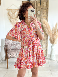 Robe Penelope - Imprimé multicouleur