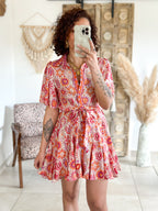 Robe Penelope - Imprimé multicouleur