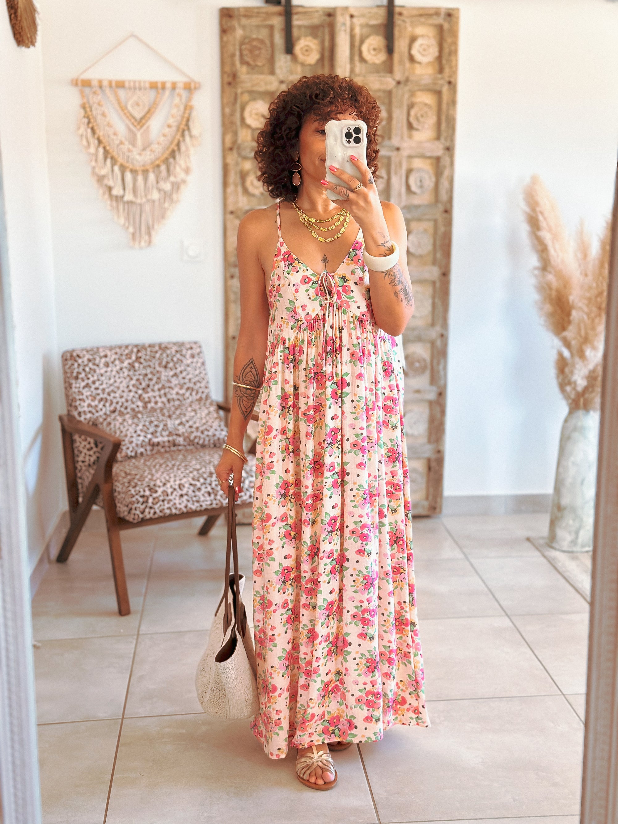 Robe Gina - Imprimé fleuri