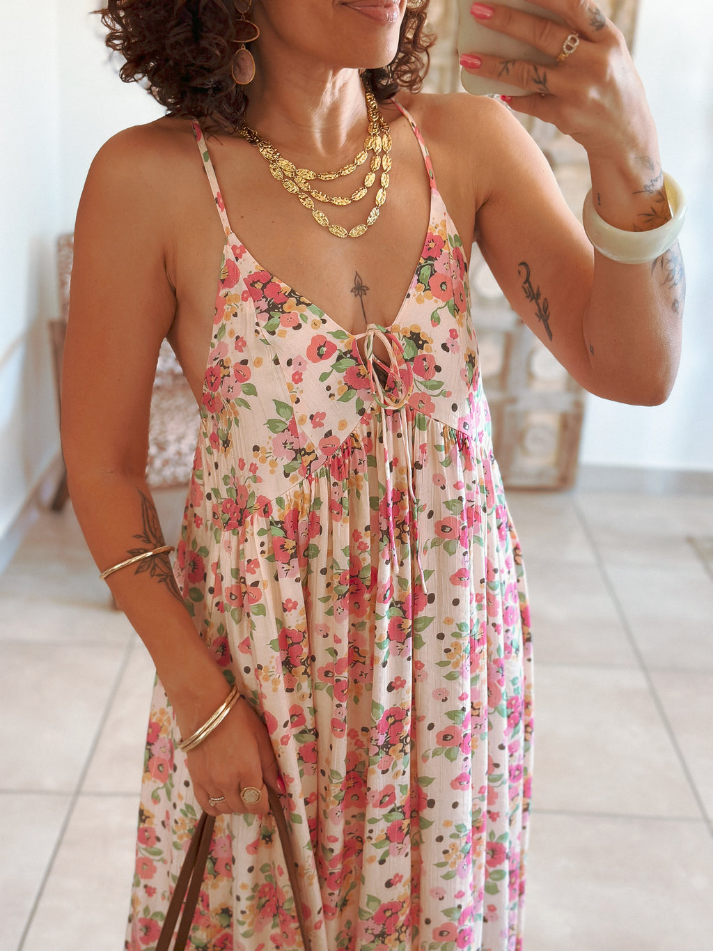Robe Gina - Imprimé fleuri