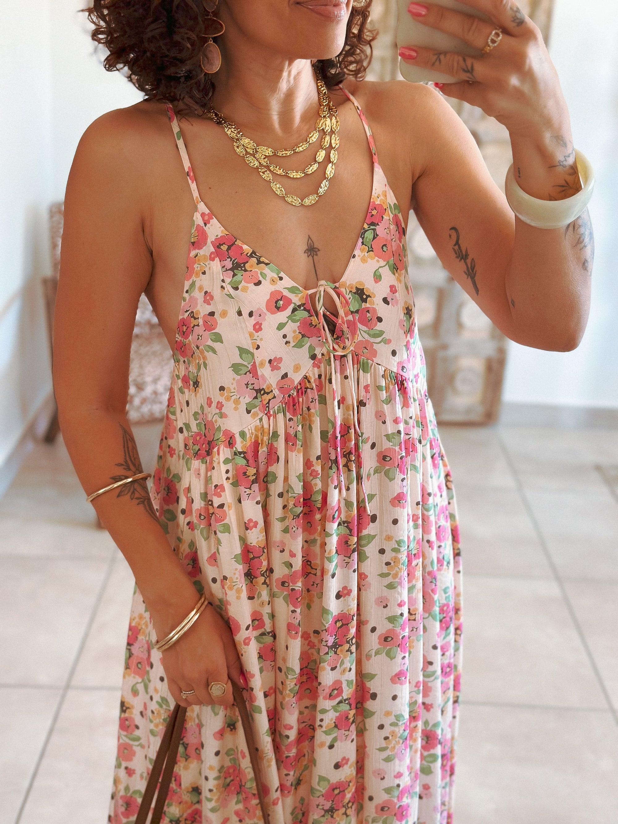 Robe Gina - Imprimé fleuri