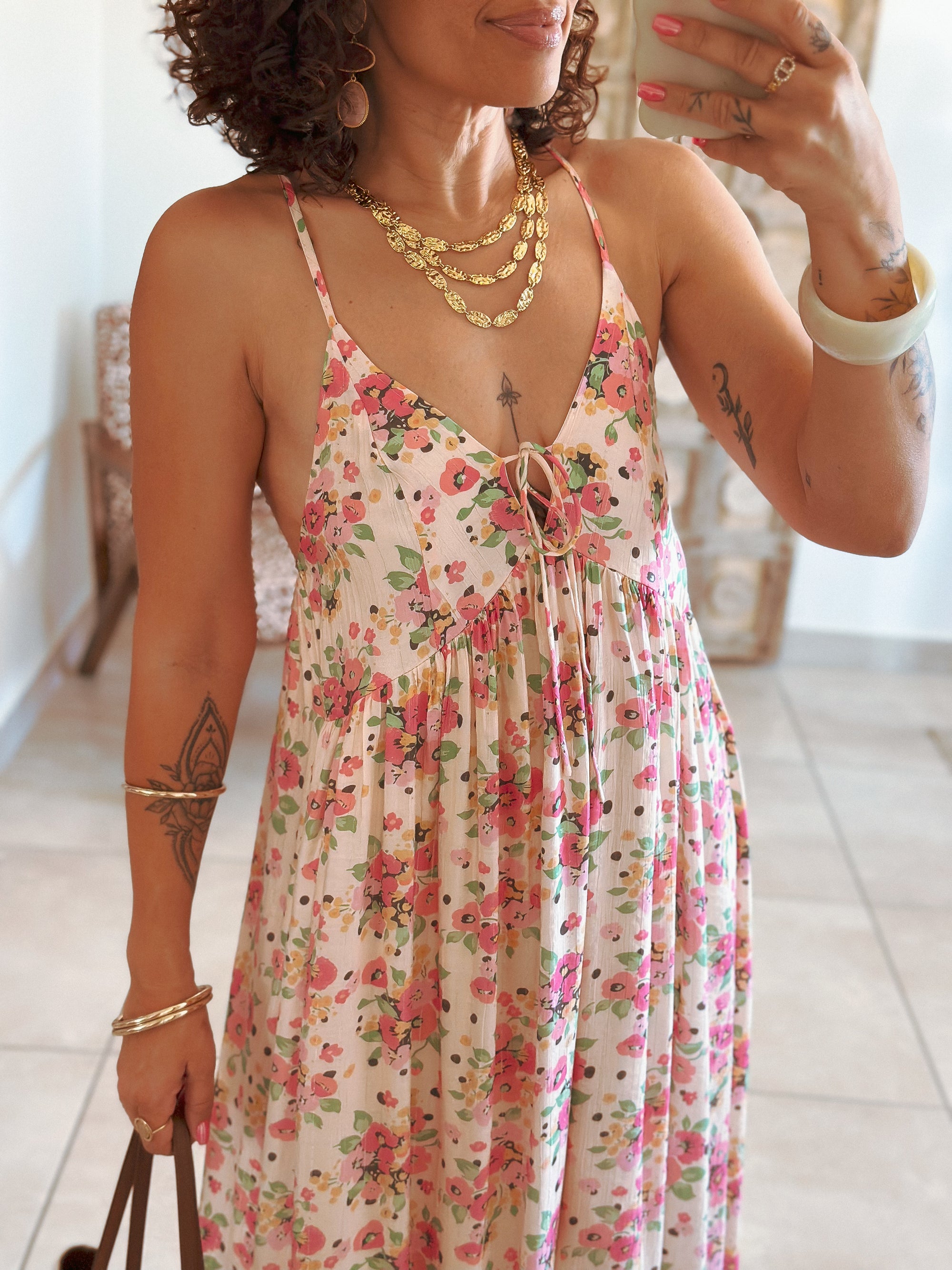 Robe Gina - Imprimé fleuri