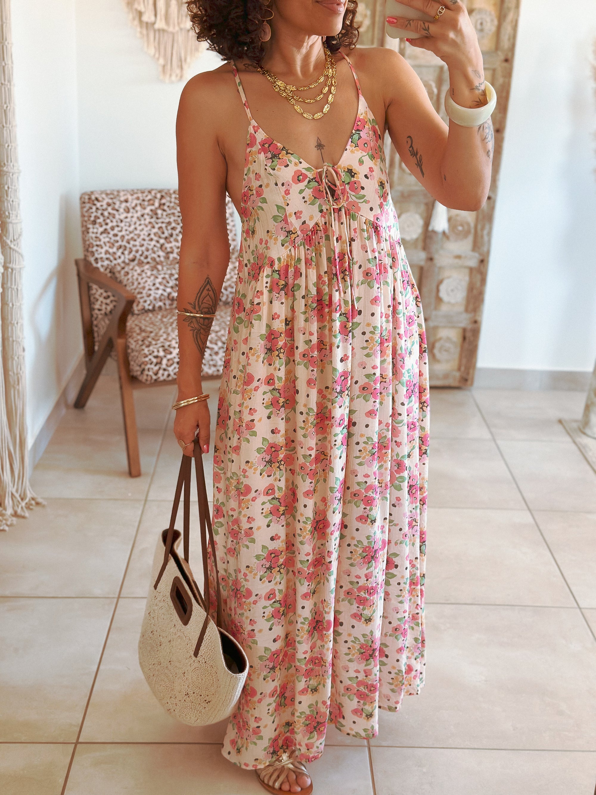 Robe Gina - Imprimé fleuri