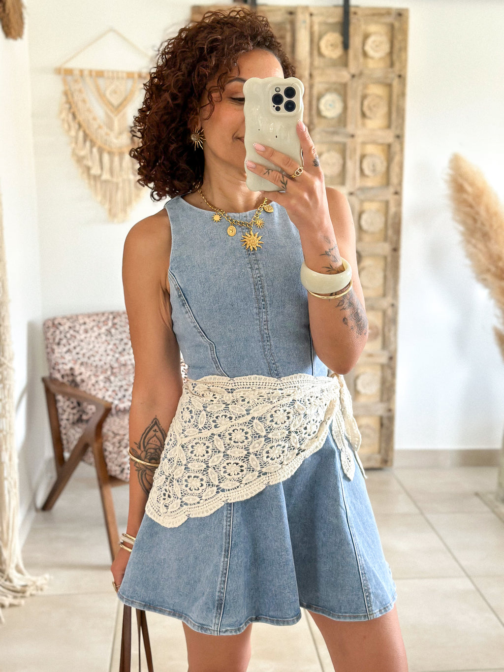 Robe Latoyah - Patineuse bleu