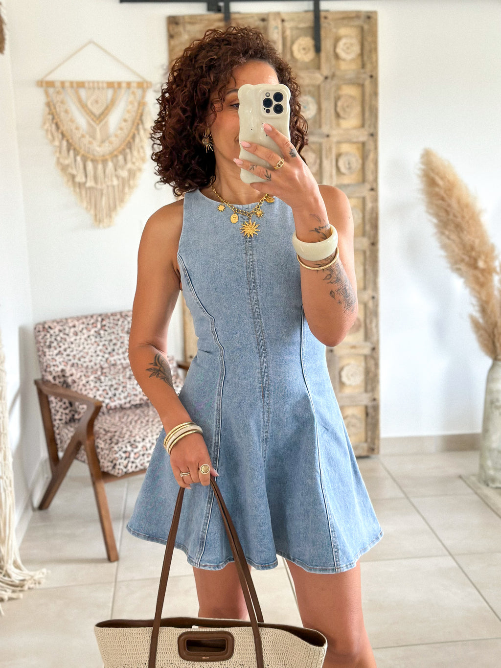 Robe Latoyah - Patineuse bleu
