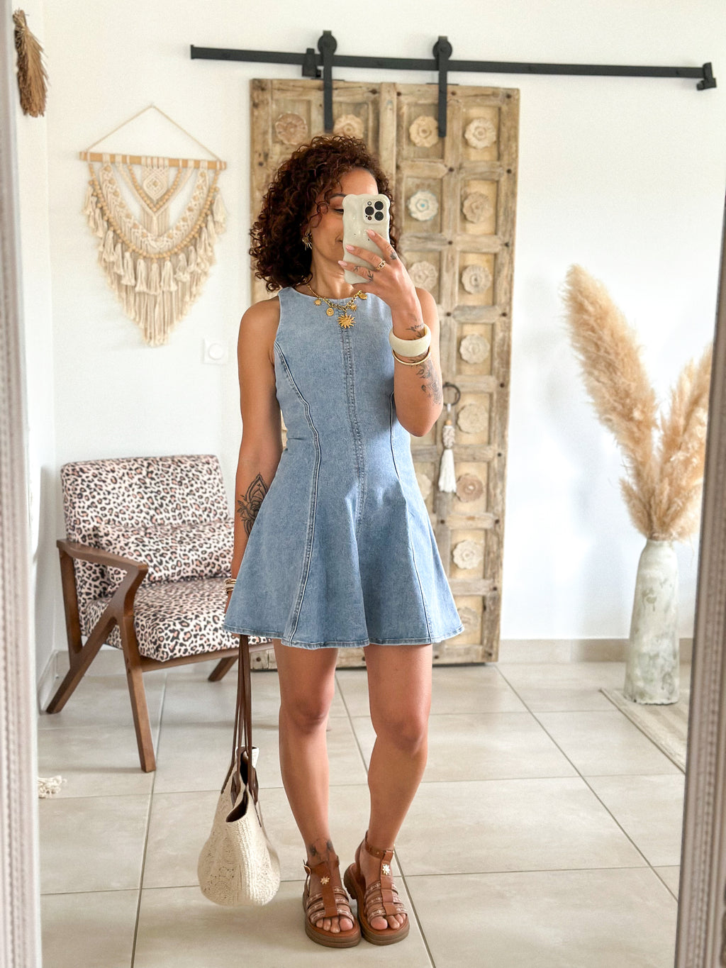 Robe Latoyah - Patineuse bleu