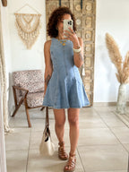 Robe Latoyah - Patineuse bleu