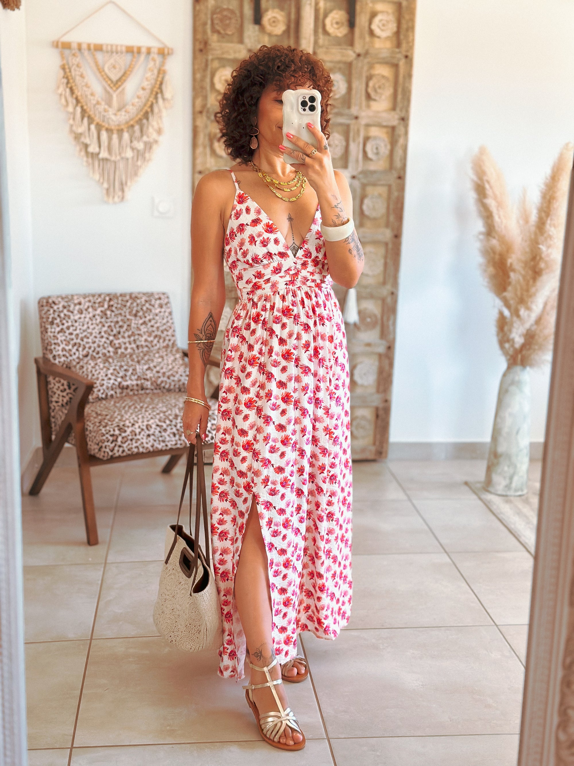 Robe Kelly - Longue fleurie