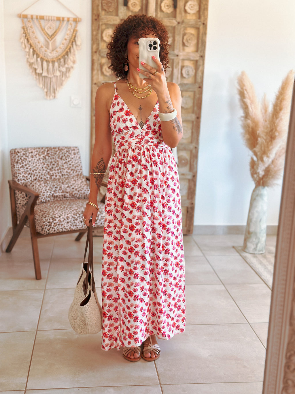 Robe Kelly - Longue fleurie