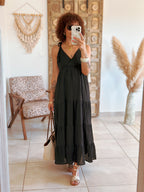 Robe Lila - Longue noire
