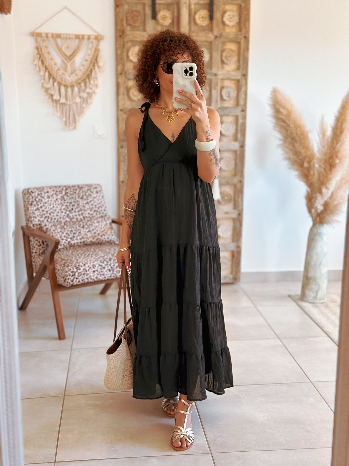 Robe Lila - Longue noire