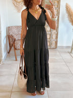 Robe Lila - Longue noire