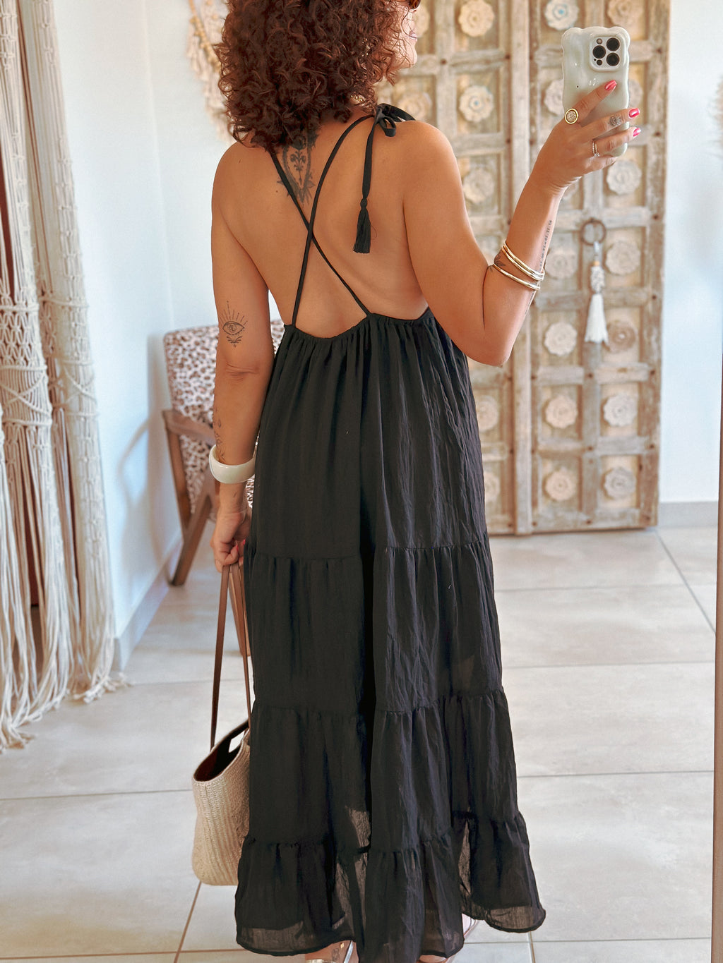 Robe Lila - Longue noire
