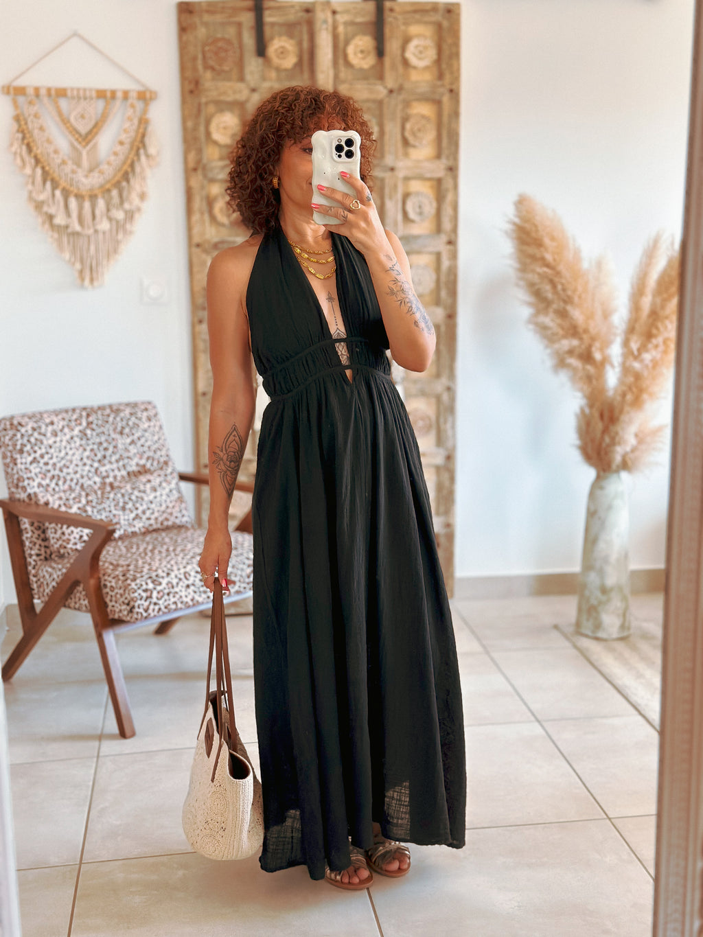 Robe Cara - Longue noire
