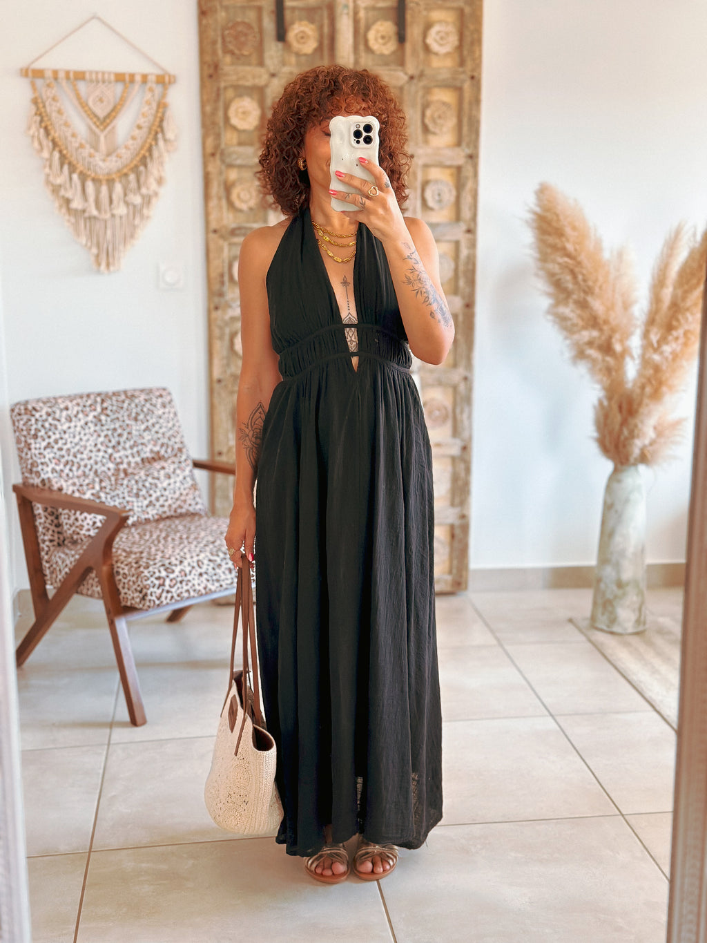 Robe Cara - Longue noire