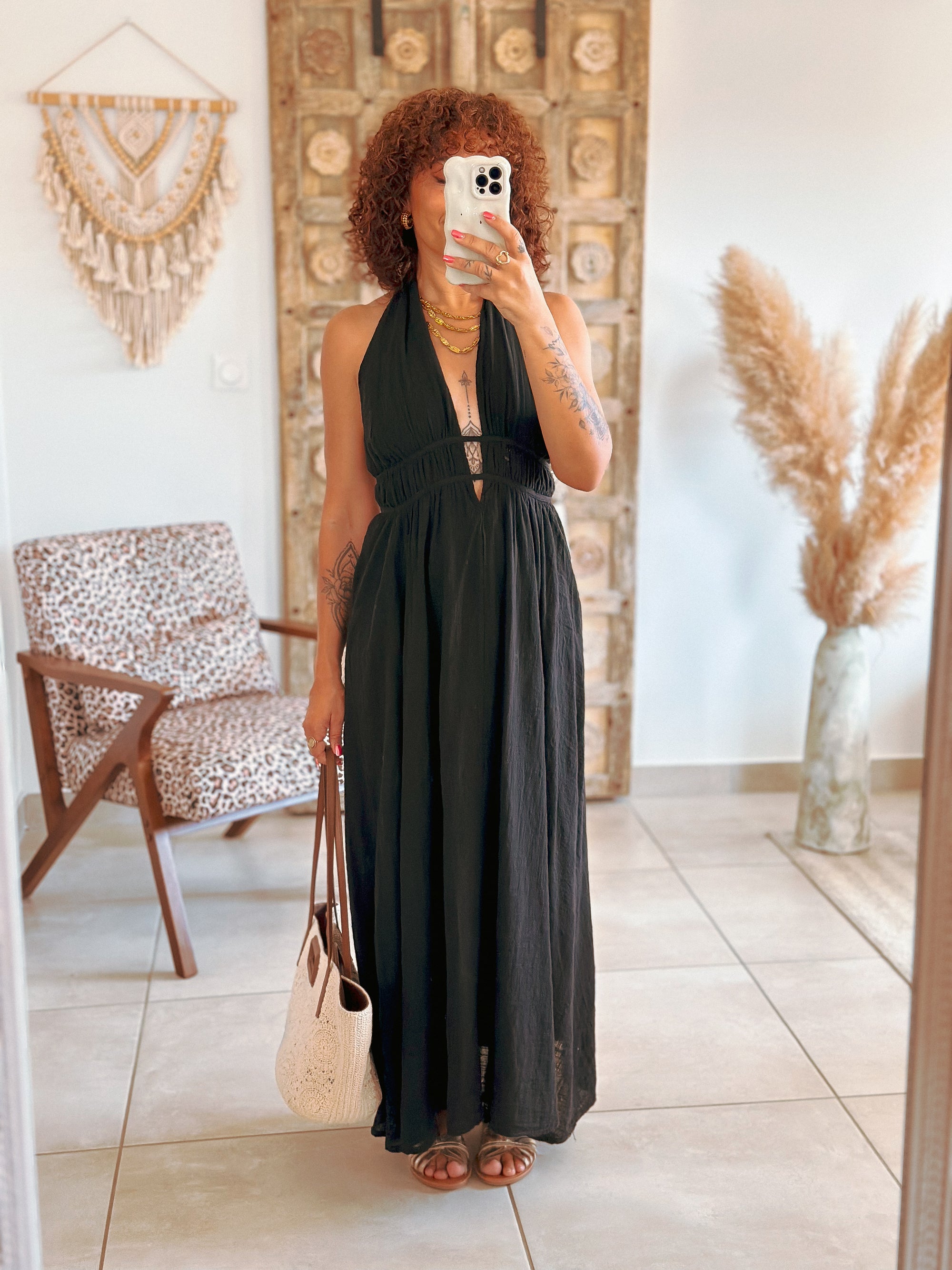 Robe Cara - Longue noire